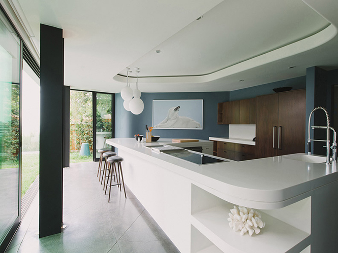 Архитектурная студия New Theme выполнила дизайн частного дома по заказу фотографа Jill Greenberg и его жены Robert Green в Лос-Анджелесе, Калифорния, США.