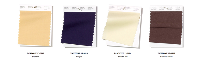 Базовые цвета палитры Pantone 2018/2019